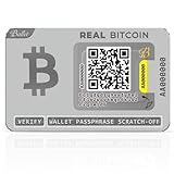 Ballet REAL Bitcoin - Die einfachste Cold Storage Karte für Kryptowährungen, Hardware Wallet mit Unterstützung für mehrere Kryptowährungen (1 Stück)