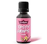 GymQueen Tasty Drops, Vanille, Flavour Drops ohne Kalorien, 30