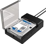 SABRENT SSD/HDD 2,5/3,5 Zoll Docking Station, festplatten gehäuse, USB 3.2 gen1 Hard Drive, sata auf USB Enclosure mit Netzteil 12v, Festplatte extern Adapter case typ A mit 1.8m Kabel, Werkzeug