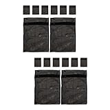 MAGICLULU 16 Stk schwarzer Wäschesack reisen Waschküche liefert Kleidertasche zip tüten Wäschesäcke aus Mesh Wäschesäcke für Feinwäsche Netzbeutel für Feinwäsche empfindlicher Wäschesack BH