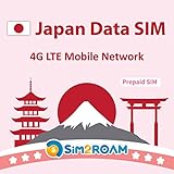 Japan SIM-Karte 15 Tage | NUR Daten | 10 GB Hochgeschwindigkeits-4G-LTE-Daten | Japan-Reise-SIM-Karte | Keine Registrierung, ID-Authentifizierung erforderlich! |Keine Anrufe, Keine SMS