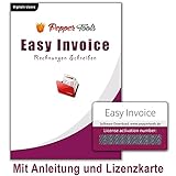 Rechnungsprogramm 'Easy Invoice' | Lizenzkarte mit Anleitung