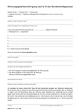 RNK 1665 - Wohnungsgeberbescheinigung nach § 19 Bundesmeldegesetz (BMG), 2 Seiten, DIN A4, 10 Stück