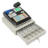 CHIMHOON Elektronische Kasse, Elektronische Registrierkasse, POS Kassensystem mit 48 Tasten, Kleinunternehmen Kassensystem, für Kiosk, Restaurants, Supermärk