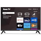 RCA Smart TV 32 Zoll Fernseher Roku TV(60cm) HD Ready Triple Tuner Dolby Audio HDMI USB WiFi Apple TV+ Netflix YouTube usw (2024)