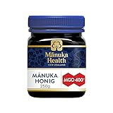 Manuka Health - Manuka Honig MGO 400+ 250 g - 100% Pur aus Neuseeland mit zertifiziertem Methylglyoxal G