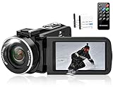 ZKMAGIC AteEco Video Camera Camcorder, 2.7K Camcorder 42MP 18X Digital Video Camera for YouTube 3.0'' 270 Degree Rotation Screen Video Recorder Vlogging Camera with Remote Control and Two B