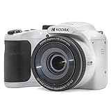 KODAK PIXPRO Astro Zoom AZ255-WH 16MP Digitalkamera mit 25-Fach optischem Zoom, 24 mm Weitwinkel, 1080P Full HD Video und 7,6 cm LCD, Weiß