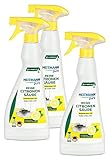 HEITMANN pure Reine Citronensäure Sprühflasche: Ökologischer Bio-Entkalker für Oberflächen, 3 x 500