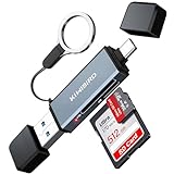 KiWiBiRD USB-C Kartenleser, Micro-SD auf Typ C USB 3.0 OTG SD Kartenadapter für SDHC SDXC Micro SDXC UHS-I Karten, kompatibel mit MacBook Air, MacBook Pro, iPad Pro Air, Mac, Galaxy S22/S23,