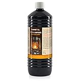 Höfer Chemie 1 Liter FLAMBIOL® Lampenöl für Öl-Lampen, Petroleum Lampen & Gartenfack