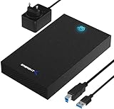 SABRENT Externes Festplattengehäuse / Dockingstation für 2,5' & 3,5' SATA HDD / SSD – USB 3.0 Gehäuse mit 5 Gbps, werkzeugfrei, LED, Plug & Play (EC-KSL3)