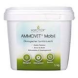 AMMOVIT Mobil 1 kg Eimer - ökologischer Sanitärzusatz zur Geruchs- und Fäkalienbehandlung - biologisch abbaubar, Camping & C