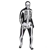 Spooktacular Creations Halloween Erwachsene Männer Klassisches Skelett Kostüm für Erwachsene Motto-Partys Halloween Tag der T