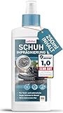 PLINTEX® Schuh Imprägnierspray 250ml - effektiv gegen Regen & Nässe - Schuh Textilien Imprägnierung 100% biologisch abbaubar - Schuhimprägnierung