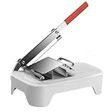 Frozen Meat Slicer Manual Slicing Machine Stainless Steel Cutter Cold Cutting Beef Mutton Roll Food Adjustable Thicknes Freezing Slicing Frozen Meat Slicer For Vegetables Cheese Bacon Hotpot Shabu Bb