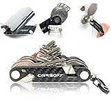 Carbofy® Key Organizer Multi-Tool aus echtem Carbon I Schlüssel Organizer Etui, Schlüsselanhäng