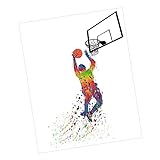 jojofuny Fußball-Wanda kleber spielen basketball poster Raumdekorationen für jugendliche Mädchen Wohnkultur Aufkleber selbstklebendes Wandtattoo Wanddekoration für zu Hause Ventilator 3