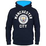 Manchester City FC - Jungen Fleece-Kapuzenpullover mit Grafik-Print - Offizielles Merchandise - Geschenk für Fußballfans - 10-11 J