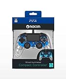 NACON PS4 Controller Light Edition [Offiziell lizenziert/blau]