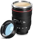 Kameraobjektiv Tasse Kaffeetassen Edelstahleinsatz - 350