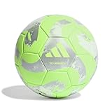 Adidas Unisex Ball (Thermal-Bonding) Tiro League Thermally Bonded Football, Solar Green/Silver Met./White, HZ1296, 5
