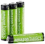 Amazon Basics AAA-Batterien, wiederaufladbar, vorgeladen, 4 Stück , (Aussehen kann variieren)