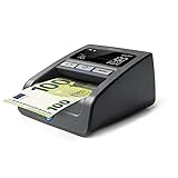 Safescan 185-S automatischer Geldscheinprüfer zur schnellen Überprüfung von Geldscheinen - Inklusive US Dollar - Falschgeldprüfgerät mit 7-facher Echtheitsprüfung - 100% genauer Geldscheinprü