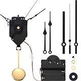 Hicarer Quarz Pendel Trigger Clock Movement Chime Spieluhr Completer Pendel Clock Kit mit 3 Paar Pik, Phantasie, Gerade Uhrzeig