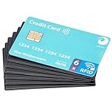 valonic DEKRA geprüfte RFID Blocker Karte gegen Datenklau - unglaublich dünn, schwarz - RFID NFC Schutz, Schutzkarte für Kreditkarte, Bankkarten, EC Karte, Kartenschutz, RFID-Blocker RFID-S