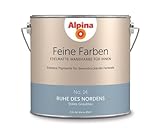 Alpina 2,5 L. Feine Farben, Nr. 14 Ruhe des Nordens, Edelmatte Wandfarbe für I