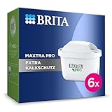 BRITA Wasserfilter Kartusche MAXTRA PRO Extra Kalkschutz – 6er Pack (Halbjahresvorrat) – Original BRITA Ersatzkartusche für Geräteschutz und Reduzierung von Kalk, Verunreinigungen, Chlor & M