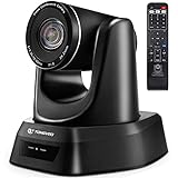 TONGVEO Konferenzkamera 3X Optischer Zoom 1080P HD PTZ Kamera für Skype/Zoom Videokonferenz YouTube OBS Live Streaming