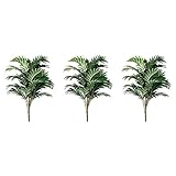 CRAKES 3 x künstliche Palme Künstliche Palme Blatt Große Tropische Falsche Künstliche Palme B