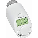 eqiva Bluetooth® Smart Heizkörperthermostat, 141771E0, Weiß, 10,2 x 6,0 x 5,5