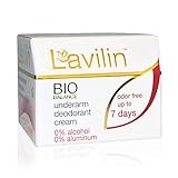 Lavilin Underarm Deodorant Cream - Aluminum Free Deodorant for Women and Men, Up to 7 Days Odor Control – Alcohol, Paraben and Cruelty-Free, 12.5 g