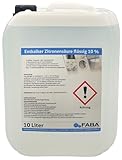 FABA Entkalker flüssig 10 Liter, vielseitig anwendbar, Kaffeevollautomat, Zitronensäure 10%