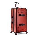 Traveler's Choice Maxporter II Hartschalen-Kofferraum, 76,2 cm, Rot/Ausflug, einfarbig (Getaway Solids), 30' Trunk Luggage, Maxporter II Hartschalen-Kofferraum, 76,2