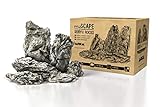 ARKA mySCAPE-Rocks Seiryu - 5 kg Mix - Natürliche Aquascaping-Steine für kreative Süßwasseraquarium-Gestaltungen und Terrarienaufbauten, ideal zum Bep