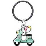 Sheepworld - 46837 - Mini Schlüsselanhänger, Motorroller, Enjoy your life, Metall, Kunststoff, 2,5cm x 5cm, b