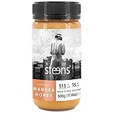 Steens Manuka Honey MGO 515+ - 500 g rein roher 100% zertifizierter UMF 15+ Manuka Honig - abgefüllt und versiegelt in N