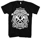 Dachdecker Männer und Herren T-Shirt | Handwerker Bauarbeiter Arbeitskleidung Zunft Opa Papa | M5 (XL, Schwarz)