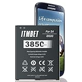 Akku für Samsung Galaxy S4 3850mAh (ohne NFC), High Power Ersatzakku kompatibel mit Samsung Galaxy S4 EB-B600BE Galaxy S4 i9500, LTE GT-i9505, i9506, i9515 (Nicht für S4 Mini)