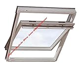 Velux Dachfenster GGU Schwingfenster 55x118cm CK06 0070 Thermo Kunststoff mit Ziegeleindeckrahmen EDZ 0000