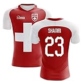 2022-2023 Switzerland Flag Concept Football Soccer T-Shirt Trikot (Xherdan Shaqiri 23)