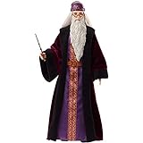 Mattel Harry Potter FYM54 - Professor Dumbledore Sammlerpuppe (ca. 29 cm) mit Hogwarts-Kleidung und Zauberstab, Spielzeug ab 6 J
