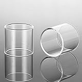 Qingtian-ceg 2 Stück Ersatz Glas Tanks for UD Zephyrus/Zephyrus V2-Transparent,Frei von Tabak und Nikotin (Farbe : Klar, Größe : for Zephyrus v2)