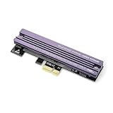 ELUTENG M.2 NVMe zu PCIe 4.0 X1 Adapter Karte, Aluminium-Kühlkörper-Lösung, M.2 SSD PCI Express NVMe Adapter Erweiterungskarte für PCIe 4.0/3.0 X1/X4/X8/X16 und SSD 2230 2242 2260 2280