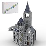 Lumitex Schloss Mondschein Mittelalterliche Modular Haus Bausatz 2757 Teile Klemmbausteine MOC Burg Architecture Gebäude Kompatibel mit Lego Links House Street View, MOC-135133