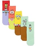 SpongeBob Schwammkopf Socken 5 Pack Charakterschuhe für Kinder M